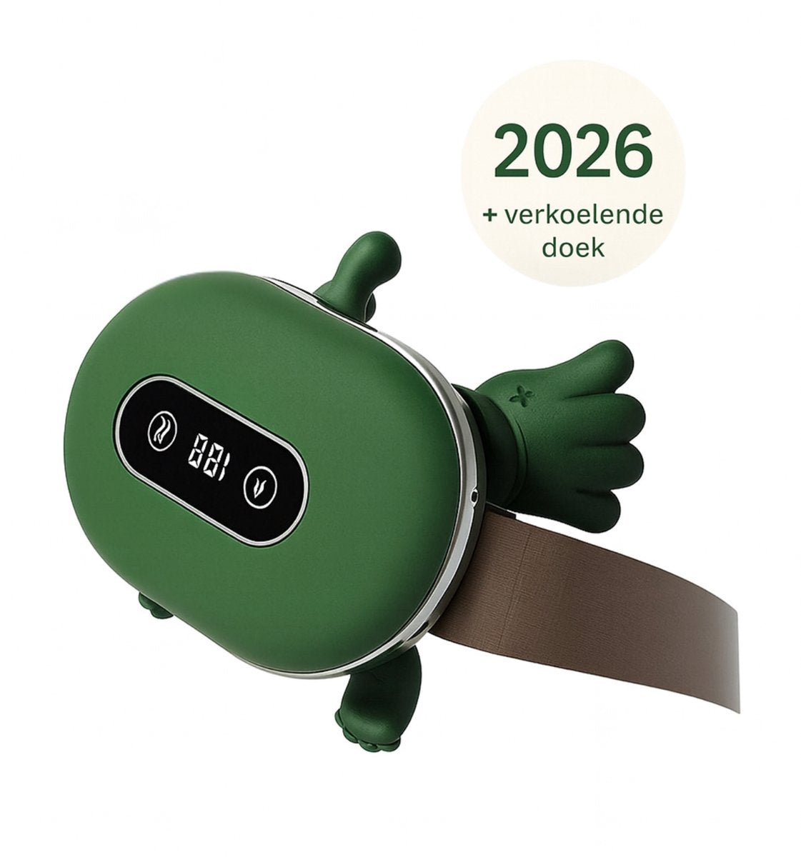 3-in-1 Nekmassage Apparaat met Warmtefunctie – Massage voor Nek & Schouders – Elektrische Nekmassager – Draadloos & Ergonomisch Ontwerp – Inclusief Verkoelende doek