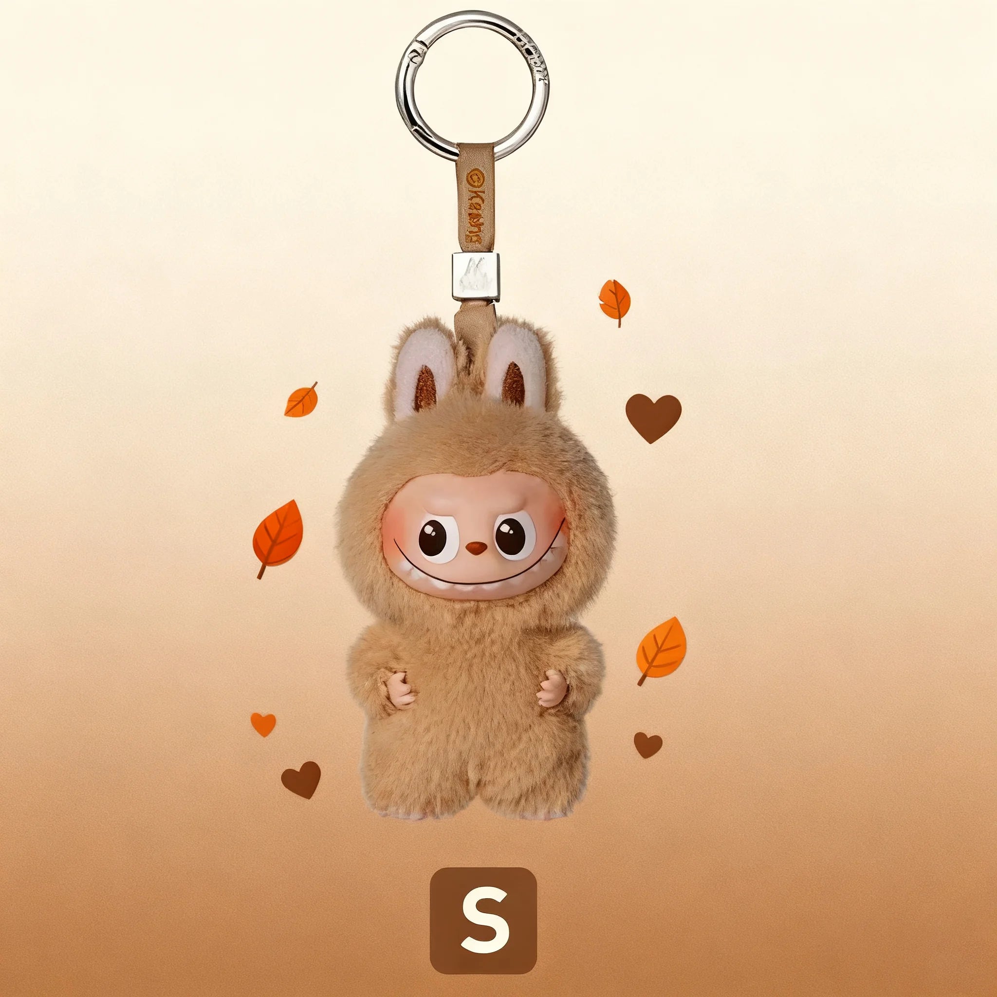 POP MART Labubu Blind mystery  Box  Glue Elastic Plush Pendant Perfect Collection Gift for The Monsters PIN FOR LOVE  Fans