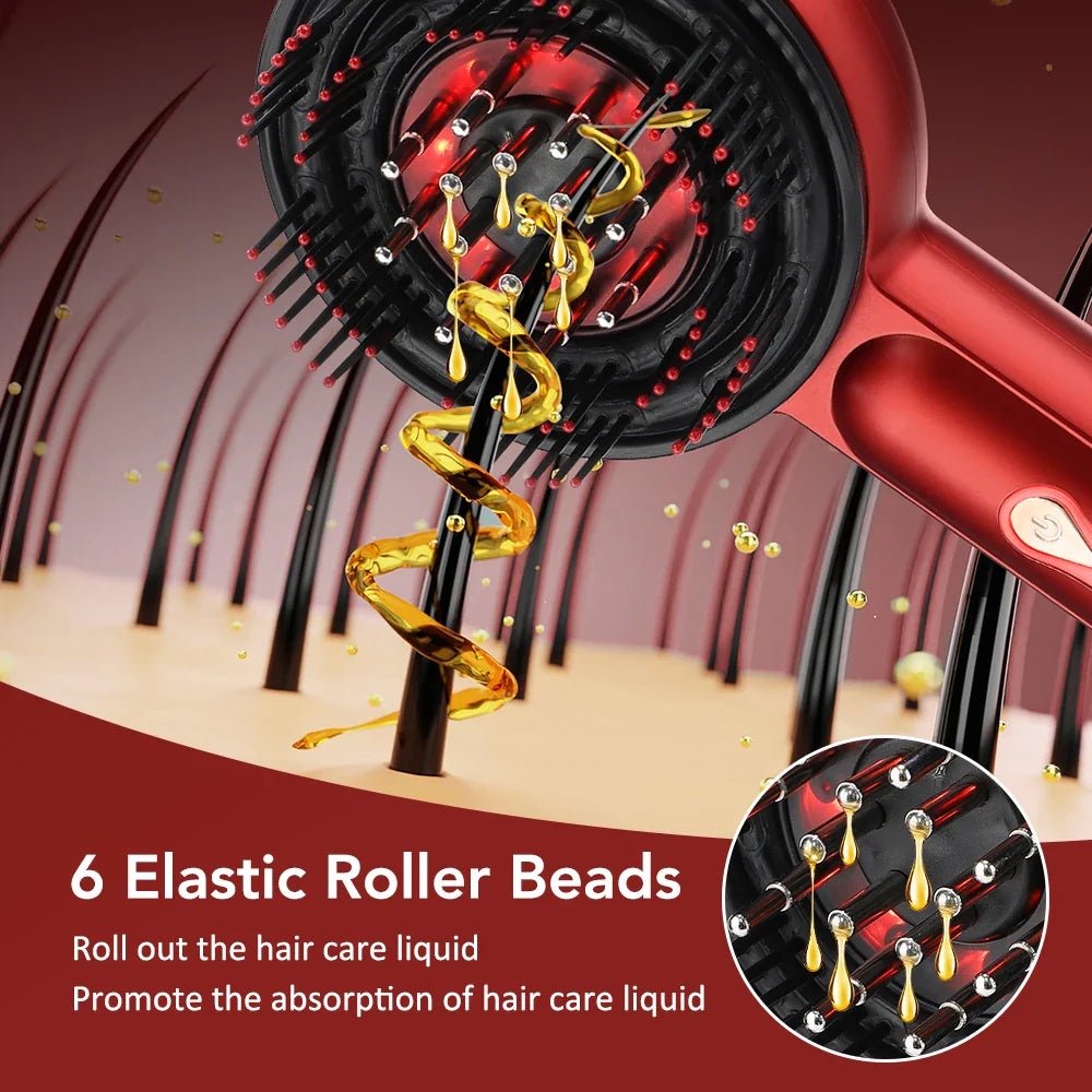 1 Advanced  Red Light Head Massager Brush