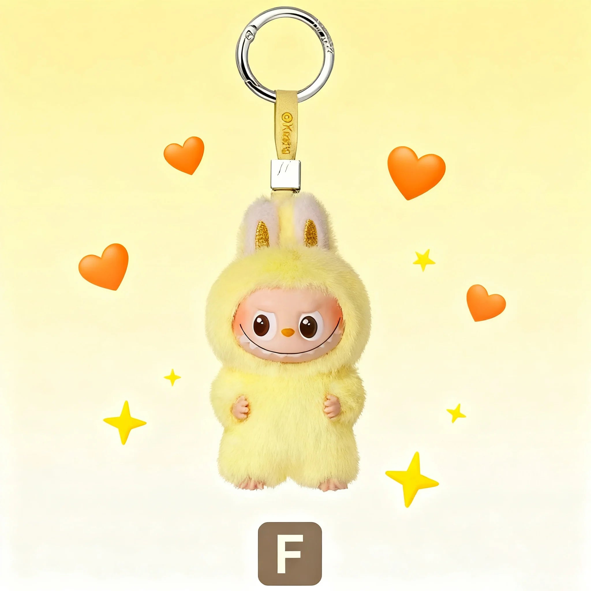 POP MART Labubu Blind mystery  Box  Glue Elastic Plush Pendant Perfect Collection Gift for The Monsters PIN FOR LOVE  Fans