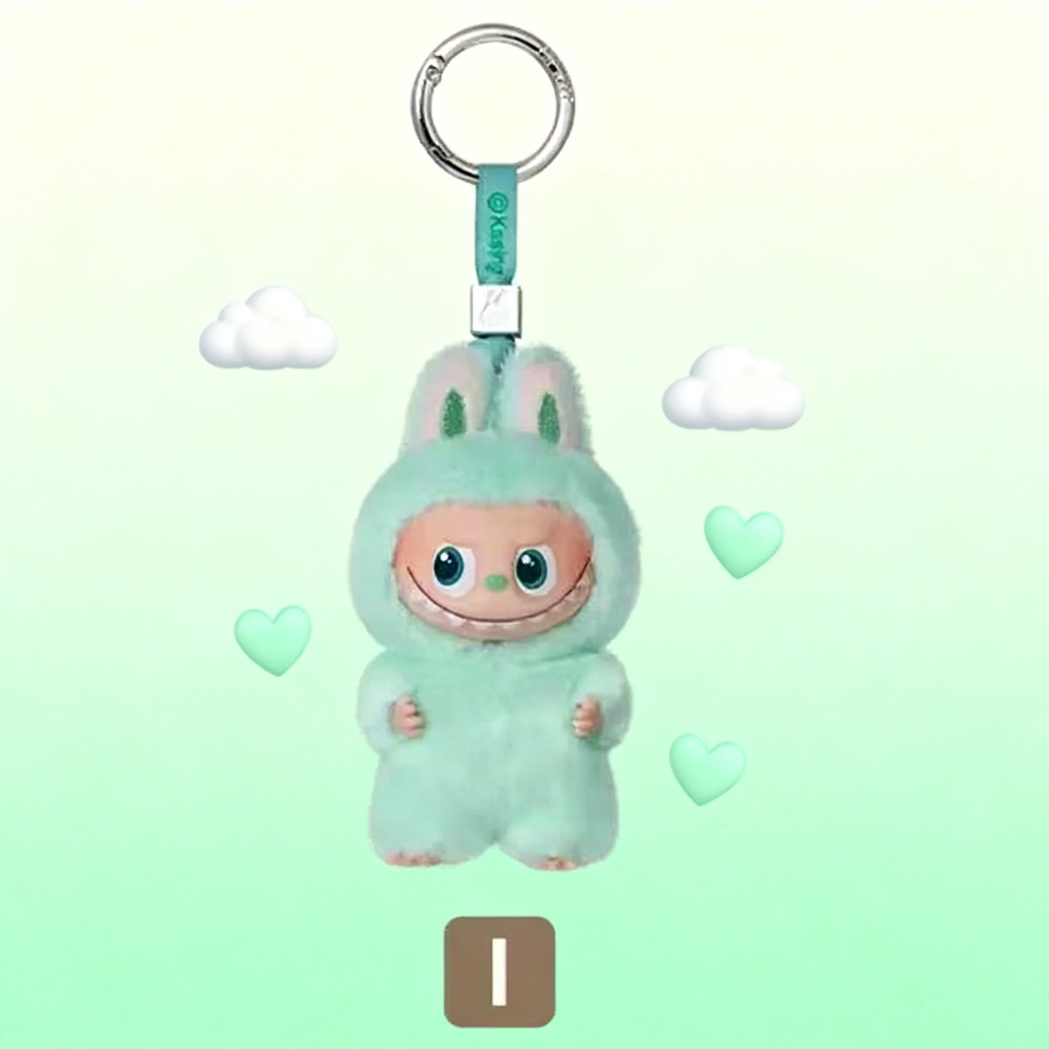 POP MART Labubu Blind mystery  Box  Glue Elastic Plush Pendant Perfect Collection Gift for The Monsters PIN FOR LOVE  Fans