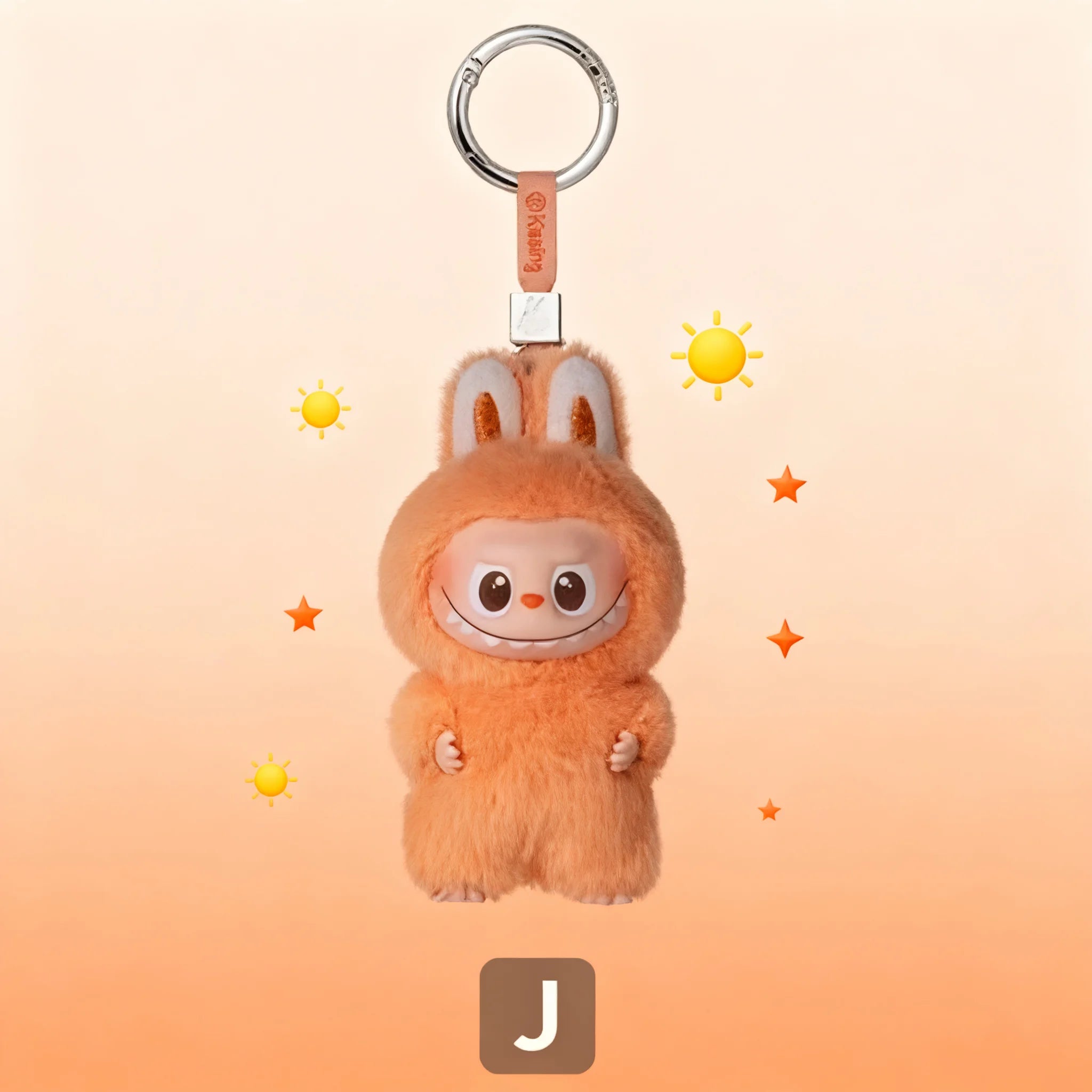 POP MART Labubu Blind mystery  Box  Glue Elastic Plush Pendant Perfect Collection Gift for The Monsters PIN FOR LOVE  Fans
