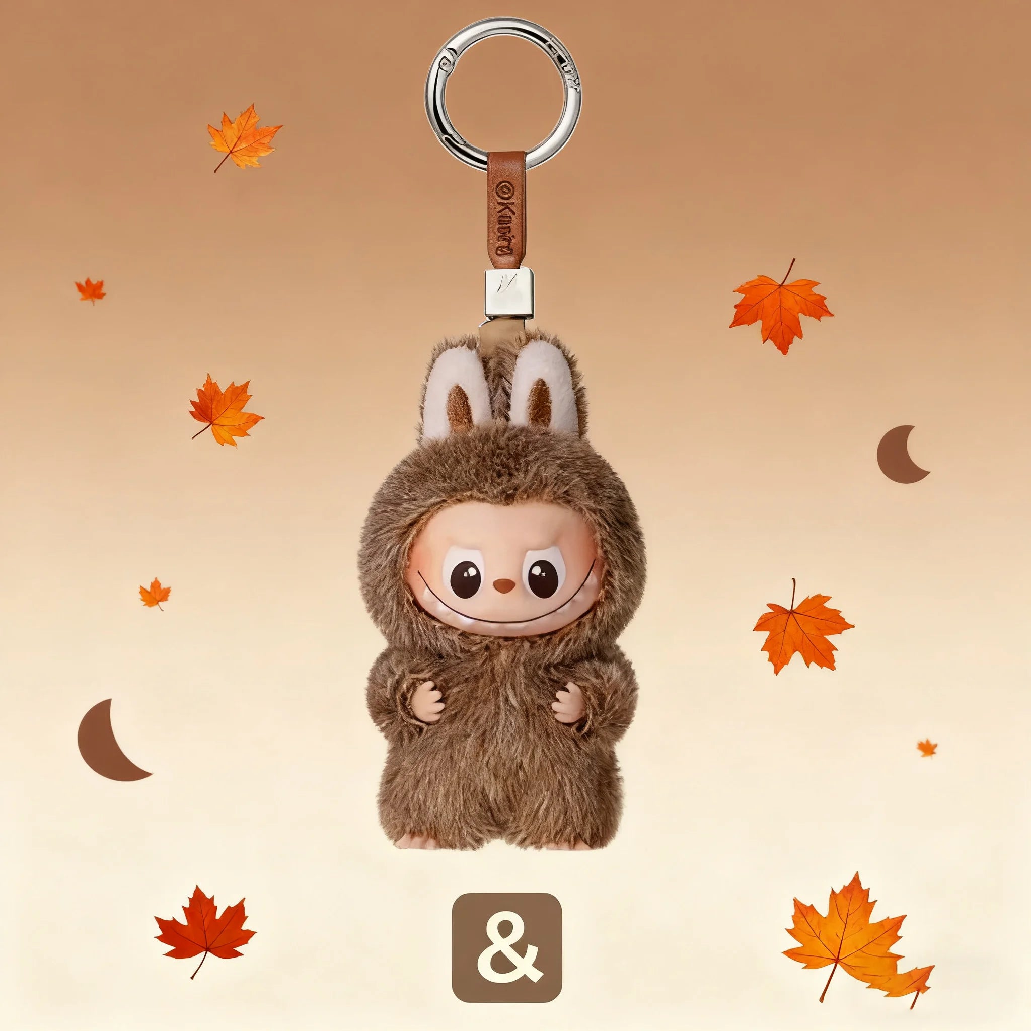 POP MART Labubu Blind mystery  Box  Glue Elastic Plush Pendant Perfect Collection Gift for The Monsters PIN FOR LOVE  Fans