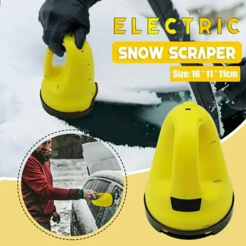 Elektrische Auto IJskrabber – USB Oplaadbaar &amp; Verwarmd | Sneeuw- en Ijsverwijderaar Voorruit