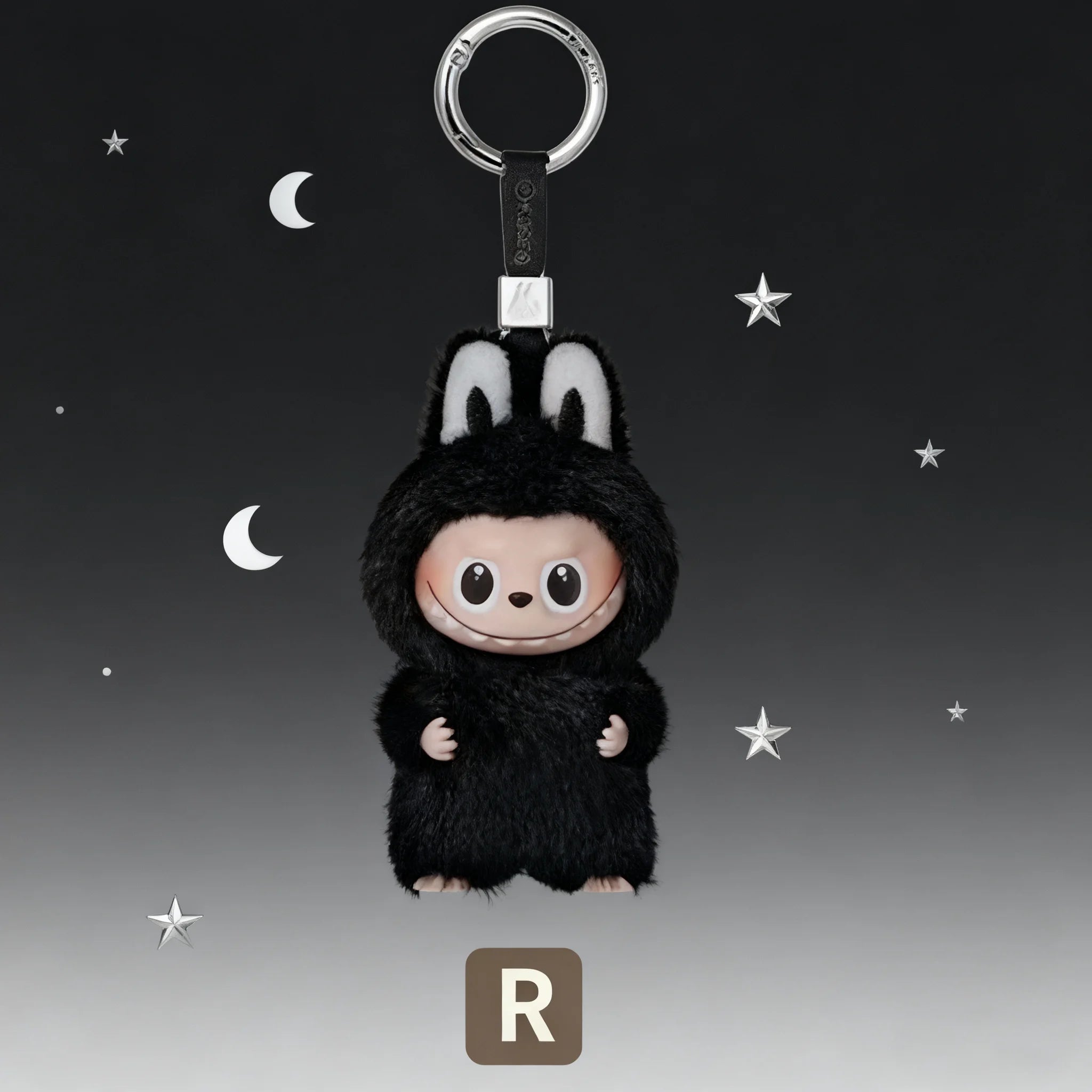 POP MART Labubu Blind mystery  Box  Glue Elastic Plush Pendant Perfect Collection Gift for The Monsters PIN FOR LOVE  Fans
