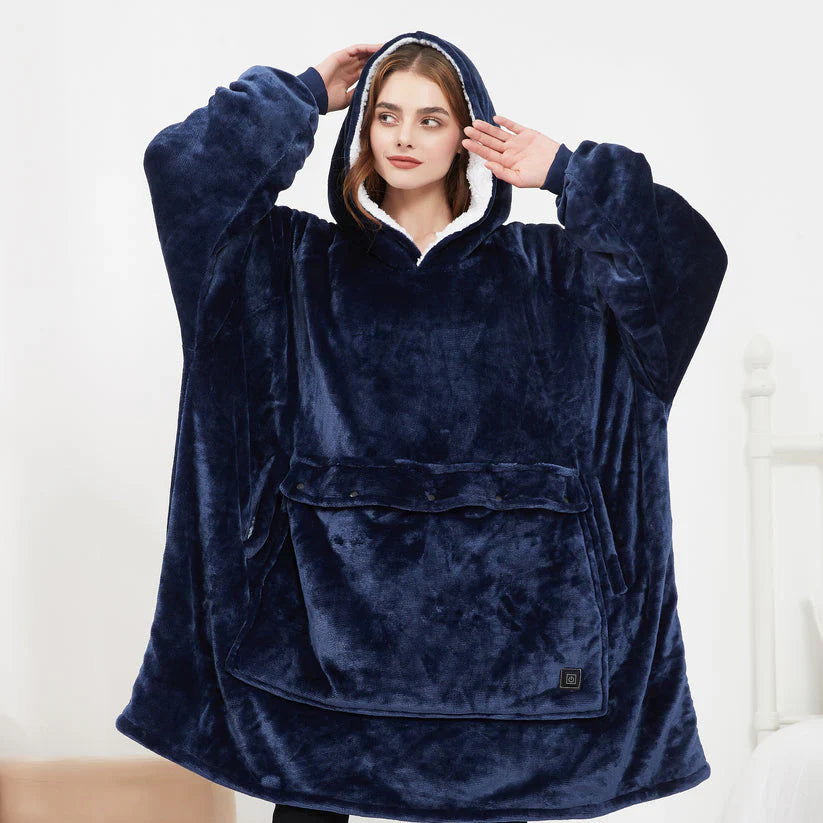 Oversized verwarmbare hoody